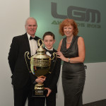 Winner Alex Quinn with his proud Parents